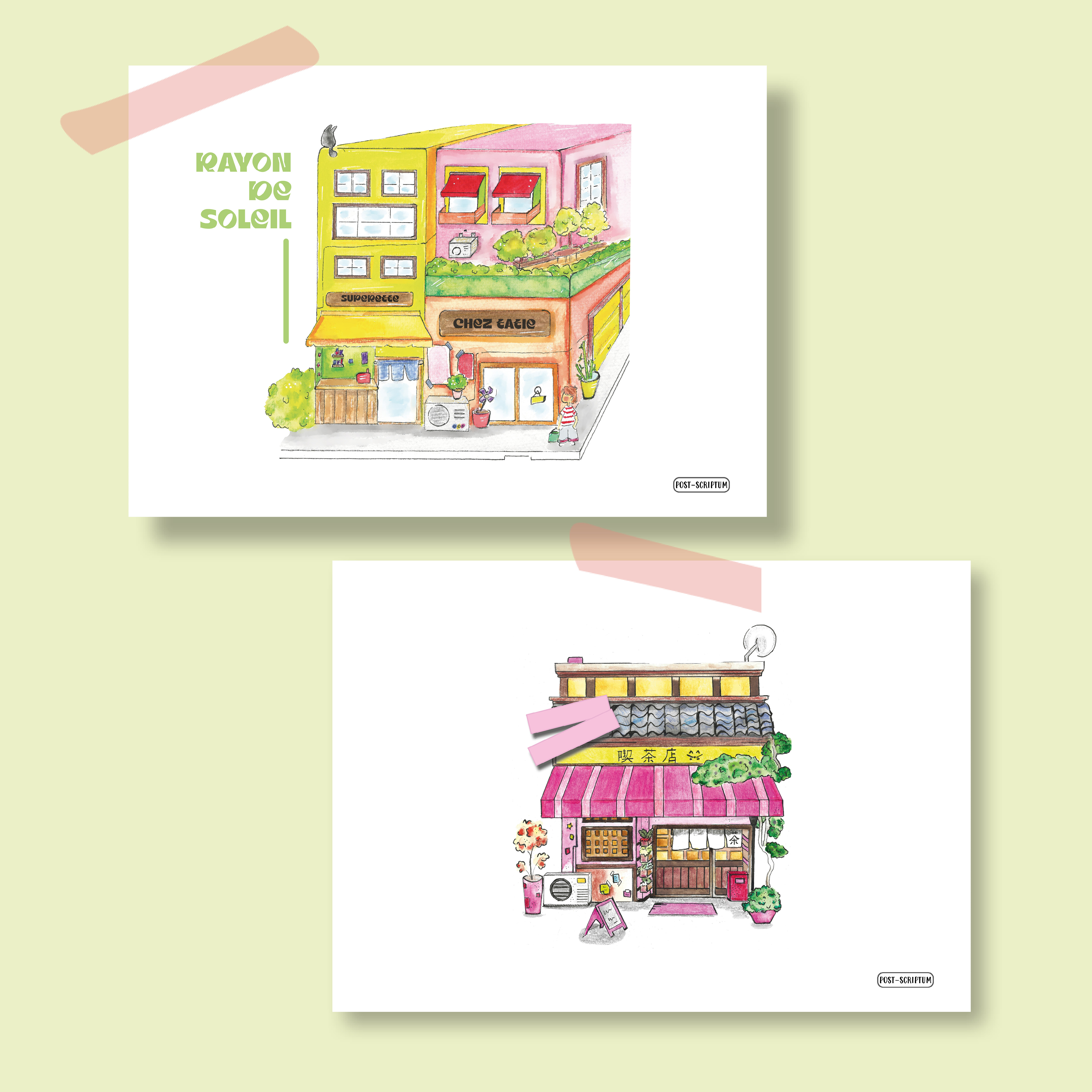 Affiches — Visuel de présentation des affiches disponibles dans la boutique.