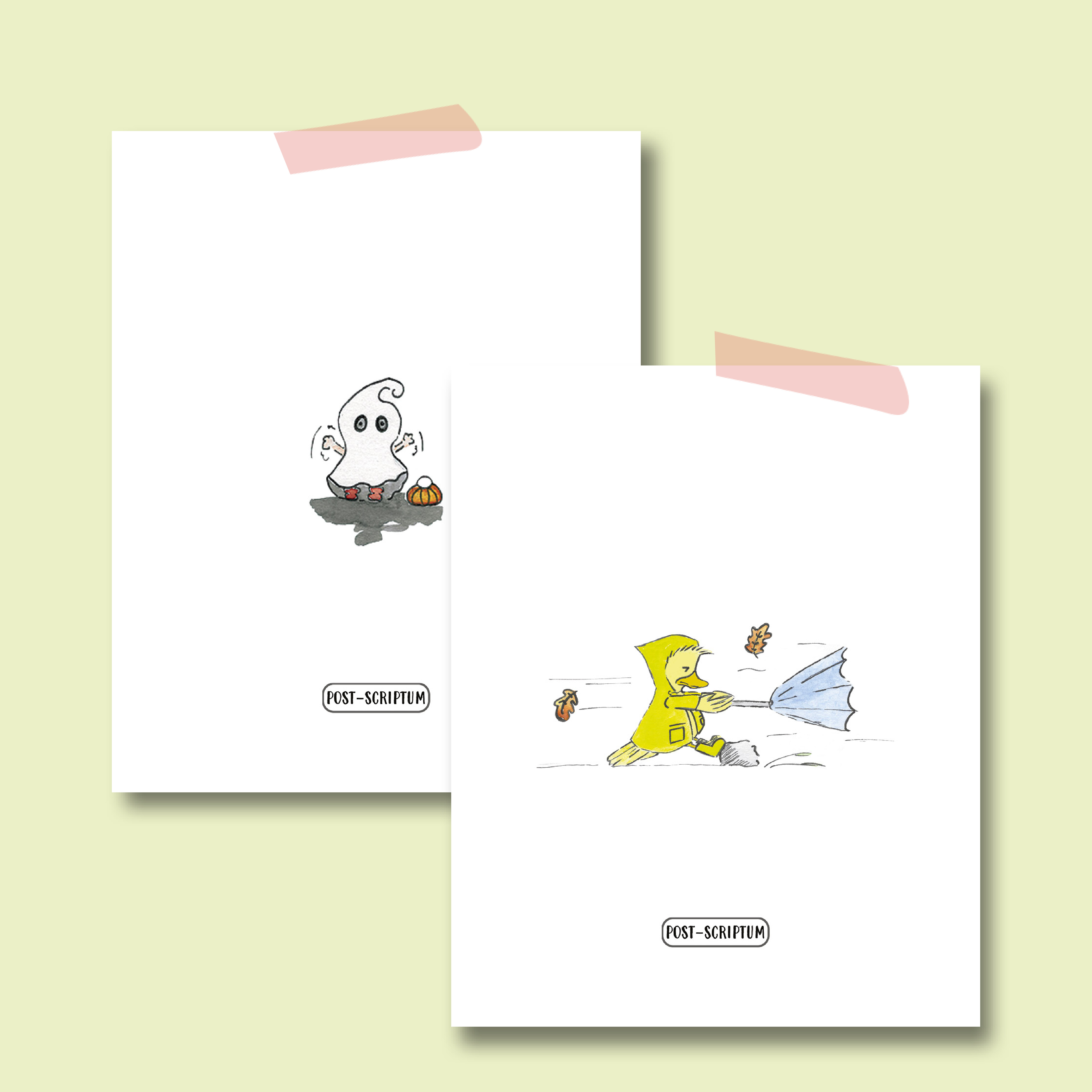 Cartes postales — Visuel de présentation des cartes postales du shop.